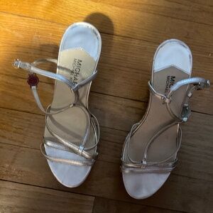 Michael Kors size 9 silver